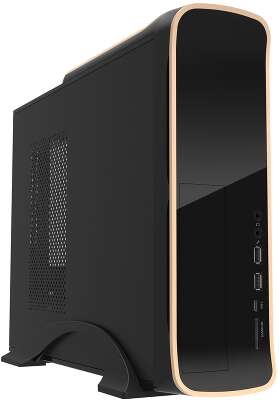 Корпус PowerCool S0510BK, черный, FlexATX, 300W (S0510BK-300W)
