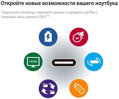 Переходник j5create USB-C на HDMI и USB Type-A 3.0/Power Delivery
