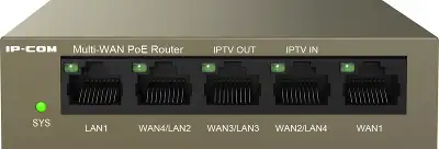 Межсетевой экран IP-Com M20-PoE 10/100/1000BASE-TX серый