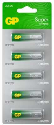 Комплект элементов питания AA GP Super (6 шт в блистере)