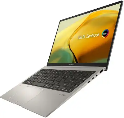 Ноутбук Asus Zenbook 15 OLED UM3504DA-MA197 Ryzen 5 7535U 16Gb SSD512Gb AMD Radeon 660M 15.6" OLED 2.8K (2880x1620) без ОС grey WiFi BT Cam Bag (90NB1163-M007B0)
