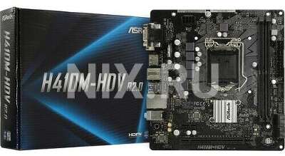 Материнская плата mATX LGA1200 ASRock H410M-HDV R2.0
