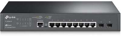 TP-Link SG3210 Управляемый коммутатор JetStream уровня 2+ с 8 гигабитными портами RJ45 и 2 портами SFP