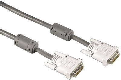 Кабель Hama DVI-D Dual Link (m) DVI-D Dual Link (m) 1.8м (00045077) феррит.кольца