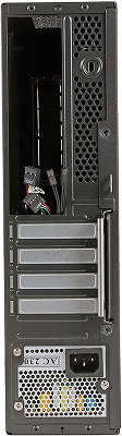 Корпус mATX Powercase PS203, БП TFX Black 300W USB