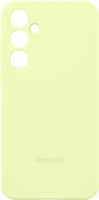 Чехол (клип-кейс) Samsung для Samsung Galaxy A55 Silicone Case A55 лайм (EF-PA556TMEGRU)