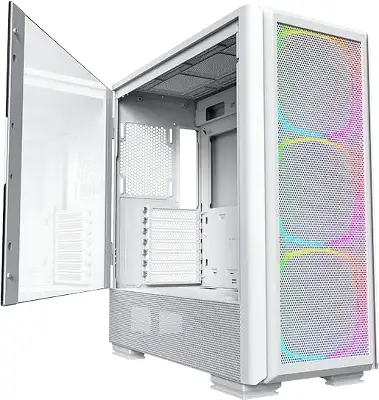 Корпус Montech Sky Two GX белый без БП ATX 11x120mm 2x140mm 2xUSB3.0 audio bott PSU