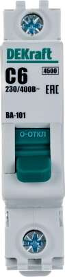 Авт. выкл. 1Р 16А х-ка C ВА-101 4,5кА DEKraft
