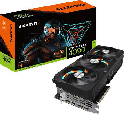 Видеокарта GIGABYTE NVIDIA nVidia GeForce RTX 4090 GAMING 24Gb DDR6X PCI-E HDMI, 3DP