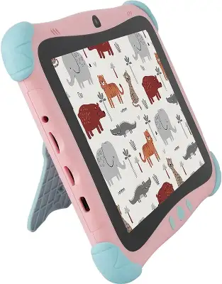 Планшет Digma Kids A8 SC9863A (1.6) 8C RAM2Gb ROM32Gb 8" IPS 1280x800 4G 1Sim Android 11.0 Go розовый 2Mpix 0.3Mpix BT WiFi microSD 512Gb 3000mAh