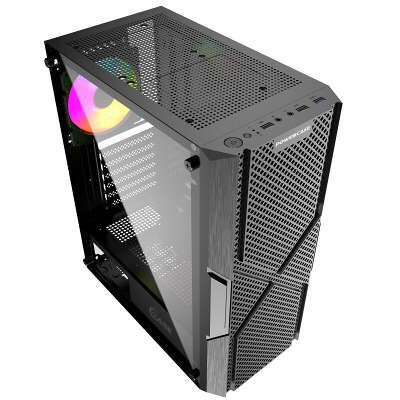 Корпус PowerCase MISTRAL T4B, черный, ATX, Без БП (CMITB-L4)