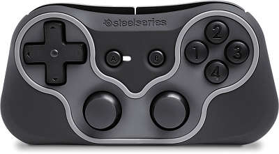 Геймпад беспроводной, SteelSeries Free Mobile Controller, Bluetooth, кнопок 12, чёрно-серый (69007)