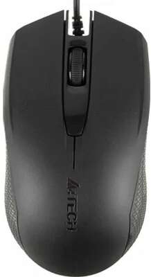 A-4Tech Мышь OP-760 черный оптическая (1200dpi) USB (3but) [1023977]