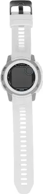 Смарт-часы Garmin Instinct 2s Solar 40мм 1.2" AMOLED корп.черный/белый рем.белый (010-02564-03)