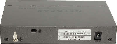 Коммутатор NETGEAR GS108T-200GES управляемый 8GE портов, внешниq блоком питания/питание PoE