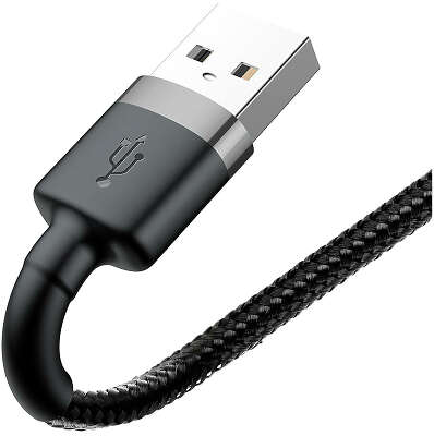 Кабель Baseus Cafule Cable USB to Lightning, 3 м, Black/Grey [CALKLF-RG1]