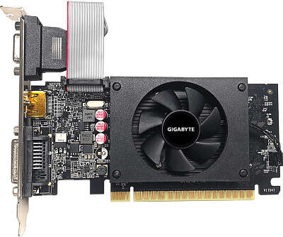 Видеокарта GIGABYTE nVidia GeForce GT710 2Gb DDR5 PCI-E VGA, DVI, HDMI