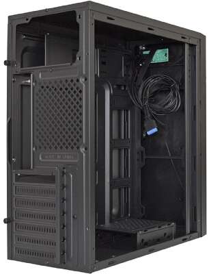 Exegate EX283075RUS Корпус Miditower ExeGate XP-333U Black, ATX, <без БП>, 1*USB+2*USB3.0, Audio