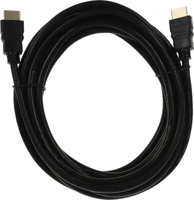 Кабель аудио-видео High Speed ver.1.4 HDMI (m)/HDMI (m) 5м. Позолоченные контакты черный