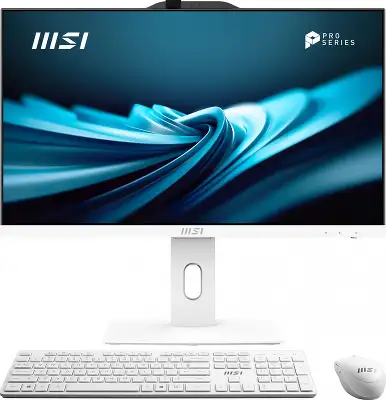 Моноблок MSI Pro AP242P 14M-655XRU 23.8" Full HD i5 14400 (2.5) 16Gb SSD512Gb UHDG 730 без ОС GbitEth WiFi BT 120W клавиатура мышь Cam белый 1920x1080