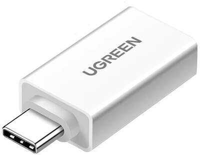 Адаптер UGREEN US173 (30155) USB-C to USB 3.0 A Female Adapter. Цвет: белый