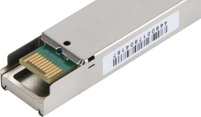 Модуль NIKOMAX SFP, 1.25 Гбит/с, WDM, 1 ОВ, SM, 1xLC, Tx:1490/Rx:1310 нм, DDM, 14 дБ (до 20 км), -40 +85 °С