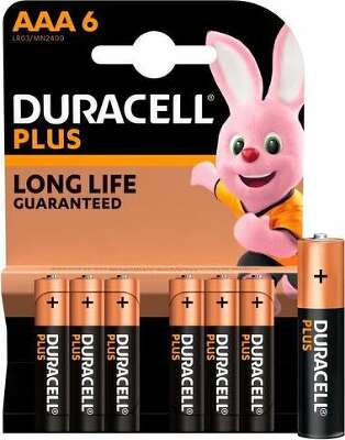 Комплект элементов питания AAA Duracell Basic (6шт в упаковке)