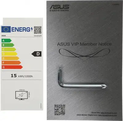Монитор Asus 23.8" VA24DQFR черный IPS LED 16:9 HDMI M/M матовая 250cd 178гр/178гр 1920x1080 100Hz VGA DP FHD 3.56кг