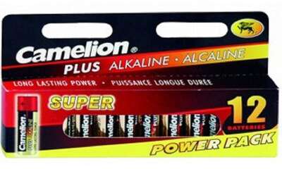 Camelion..LR 6 Plus Alkaline BLOCK-12 (LR6-HP12, батарейка,1.5В) (12 шт. в уп-ке)