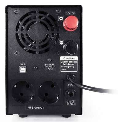 Источник бесперебойного питания/ Powercom UPS Infinity INF-500, black, 500VA/300Wt