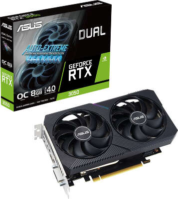 Видеокарта ASUS NVIDIA nVidia GeForce RTX 3050 OC Edition 8Gb DDR6 PCI-E HDMI, 3DP