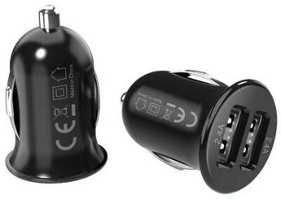 Зарядное устройство ACD АЗУ (ACD-C242-X1B) 24Вт, 2xUSB, 5В, 4.8А RTL {120}