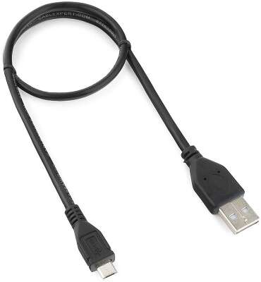 Gembird/Cablexpert CCP-mUSB2-AMBM-0.5M Кабель USB 2.0 Pro , AM/microBM 5P, 0.5м, экран, черный, пакет 