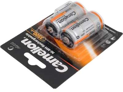 Camelion  C- 3500mAh Ni-Mh BL-2 (NH-C3500BP2, аккумулятор,1.2В)  (2 шт. в уп-ке) 