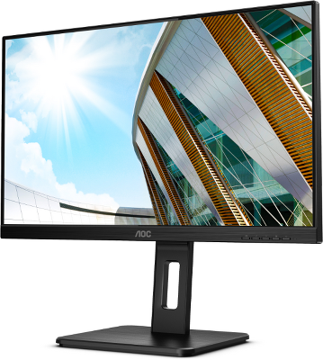 Монитор AOC 23,8" 24P2Q, 16:9, IPS, FHD, 4ms, 300cd, 75Hz, VGA, DVI, HDMI, DP, USB, SPK, HAS