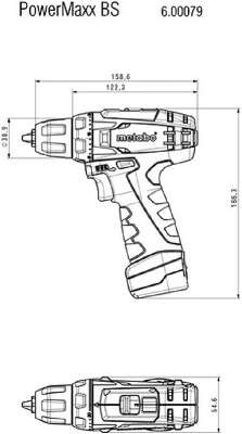 Metabo PowerMaxx BS  Акк.винт [600079550] {2х2.0Ач в сумке }
