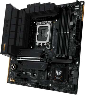ASUS TUF GAMING B760M-PLUS II (Socket 1700, mATX, 4xDDR5(192GB), HDMI 2.1/DP, 1xPCIe 5.0x16/1xPCIe 4.0x4, 1xPCIe 3.0, 1xLAN (2.5GbE), 4xSATA 6Gb/s, 3xM.2, 1xType-C, 3xUSB 3.2, 4xUSB) 