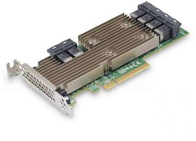 HBA-адаптер Broadcom 9305-24i SGL (05-25699-00 / 03-25699-02007) PCIe 3.0 x8 LP, SAS/SATA 12G HBA, 24port(6*int SFF8643), 3224 IOC