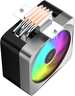 Кулер для процессора Ocypus Delta A40 EX BK Digital, 120mm ARGB FAN, Top Display Panel, 4 HEAT PIPES, 4-PIN PWM, 500-1800 RPM, 29DBA, HYDRO BEARING, LGA115X/1200/1700/18XX, AM4/AM5