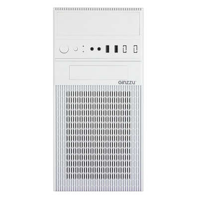 Корпус Ginzzu D290 Window Белый, без БП