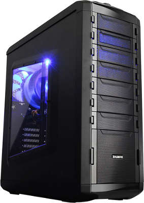 Корпус MidTower ATX 2.03 ZALMAN MS800 PLUS, черный (без б,п)
