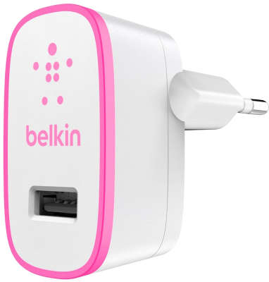 Зарядное устройство Belkin Mixit Charger 2.1A, розовое [F8J052VFPNK]