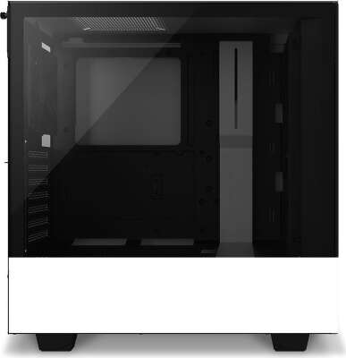 Корпус NZXT H510 Elite White/black, белый, ATX, Без БП (CA-H510E-W1)