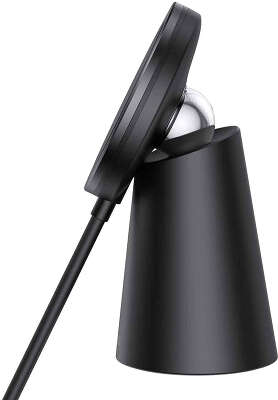 Беспроводное зарядное устройство Baseus Simple Magnetic Stand Wireless Charger, Black [CCJJ000001]