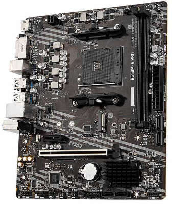 Материнская плата MSI B550M-A PRO Soc-AM4 AMD B550 2xDDR4 mATX AC`97 8ch(7.1) GbLAN RAID+DVI+HDMI