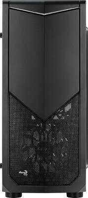Корпус AeroCool Tomahawk-A 600W, черный, ATX, 600W (4718009158221)