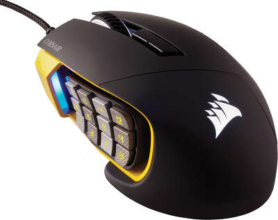 Мышь Corsair Gaming™ Scimitar PRO RGB, Black/Yellow