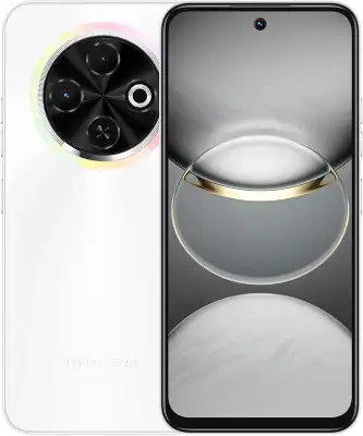 Смартфон Tecno Spark 30C 128Gb 6Gb белый моноблок 3G 4G 2Sim 6.67" 720x1600 Android 14 48Mpix 802.11 a/b/g/n/ac NFC GPS GSM900/1800 Protect FM microSD max1024Gb