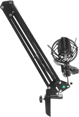 Микрофон проводной Оклик SM-700G 2.5м черный