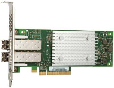 Сетевой адаптер QLE2742-SR-CK (BK3210407-01 F /BK3210407-01 E) OEM 32Gb/s FC HBA, 2-port, PCIe v3.0 x8, LC SR MMF, В комплекте две планки (LP + FH)